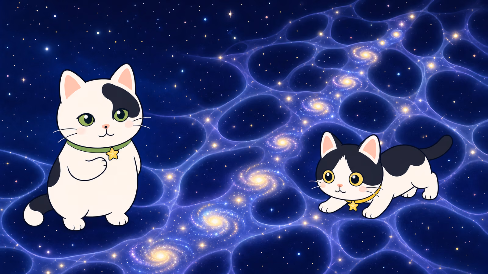 宇宙はクモの巣みたい? フィラメント構造のはなし(見えないダークマターが、銀河の道しるべ?)