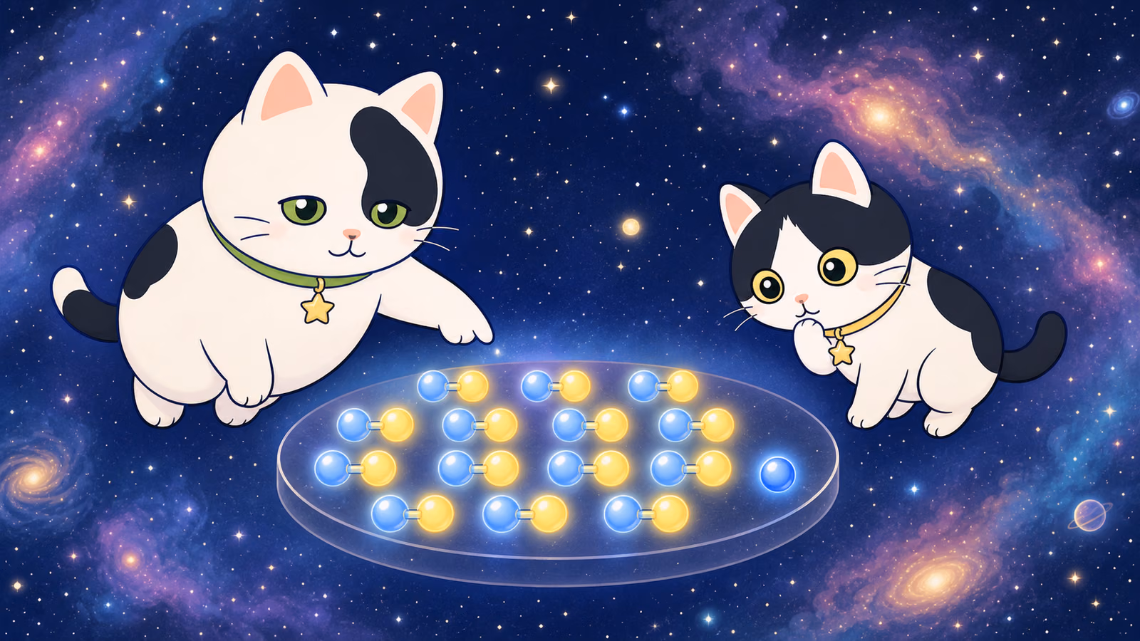 反物質ってなに? ぶつかると消えちゃう?(にゃんで宇宙には物質が多いの?)