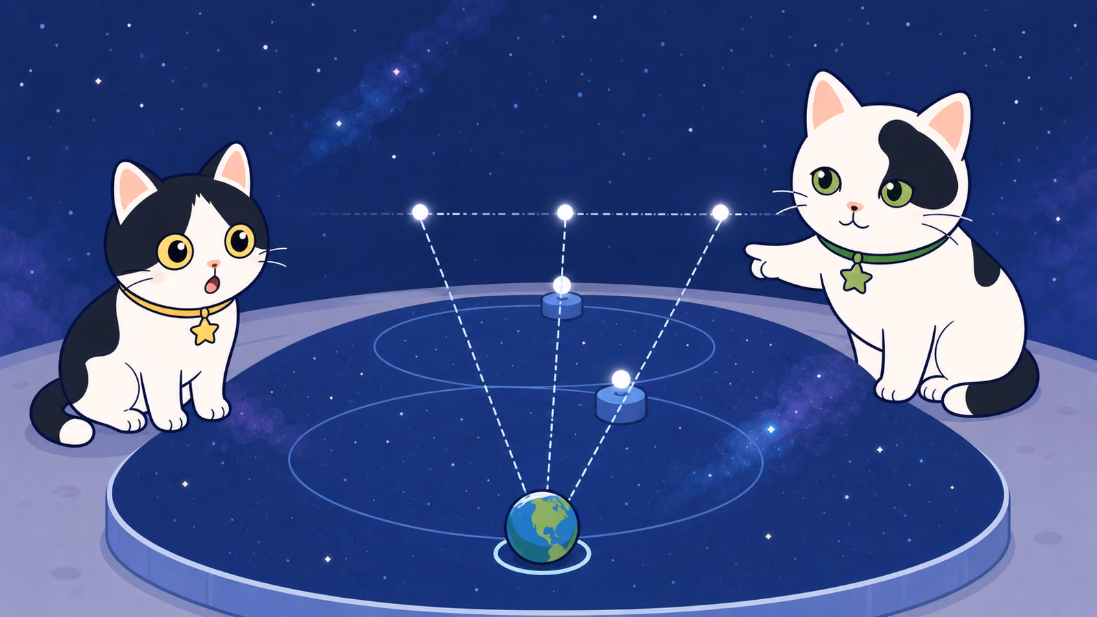 星座の星たちは、本当は仲間じゃない?(同じ星座でも、星までの距離はバラバラ)