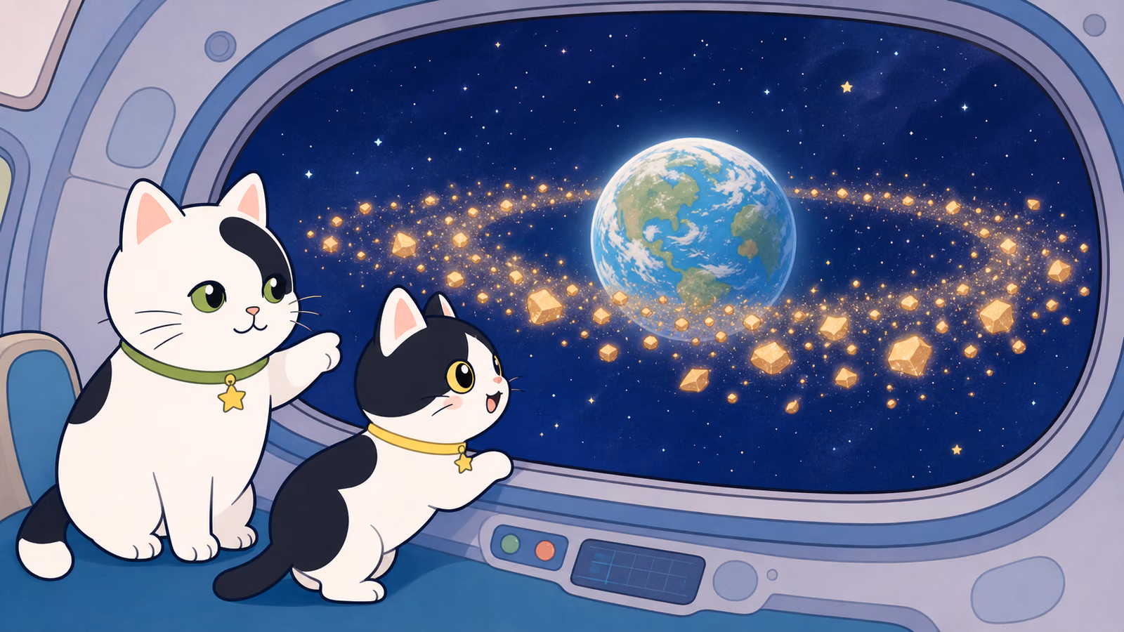 月はどうやってできたの?(大きな天体がぶつかって、岩が飛び散った)