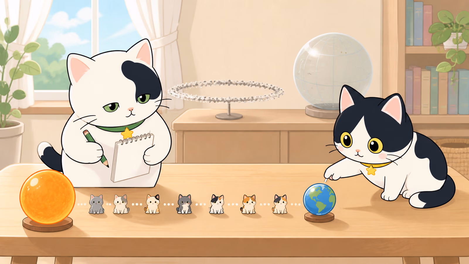 ほうき星(彗星)はどこから来るの?(ねこ換算)