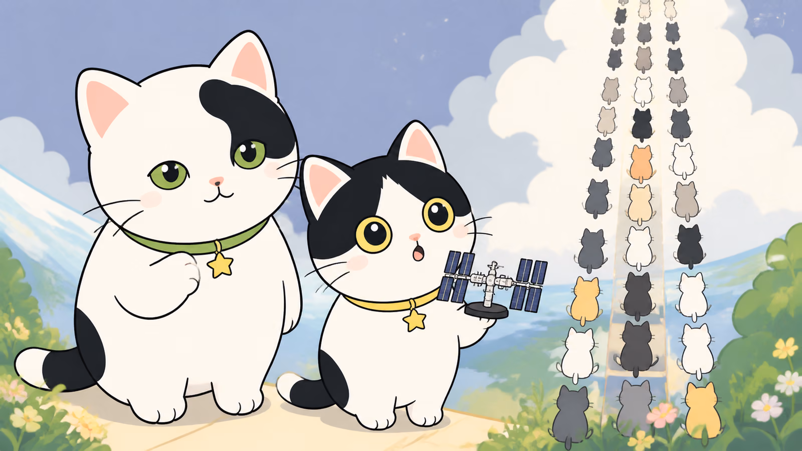 宇宙飛行士は宇宙でどうやってくらしてるの?(ねこ換算)