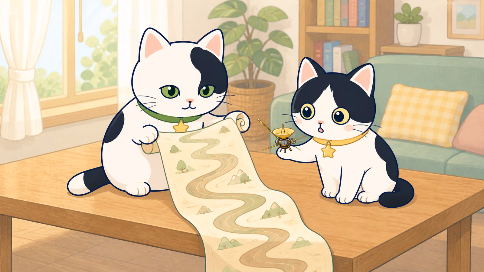 ボイジャーは、いまどこを飛んでるの？（ねこ換算）